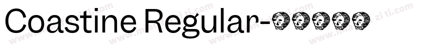 Coastine Regular字体转换